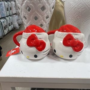 Hello Kitty Santa Hat Christmas mug